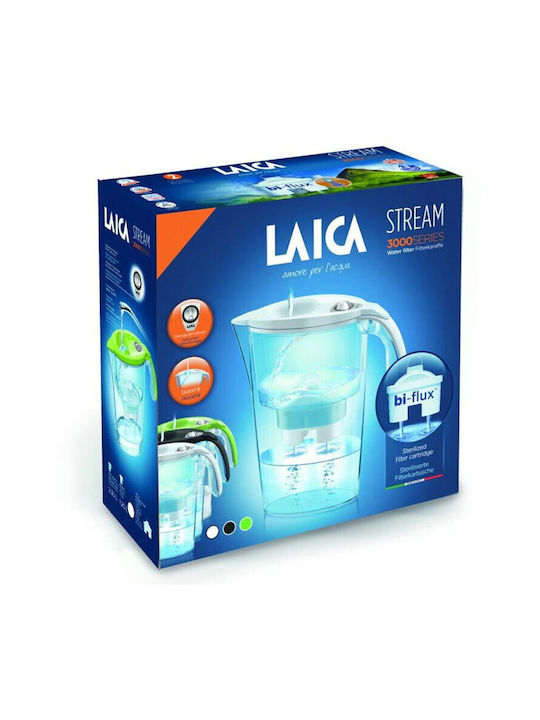Laica Stream Κανάτα με 1 Ανταλλακτικό Φίλτρο 2300ml