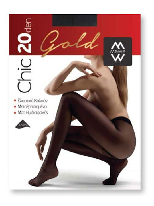 Chic Gold Women's Pantyhose 20 Den Candy.