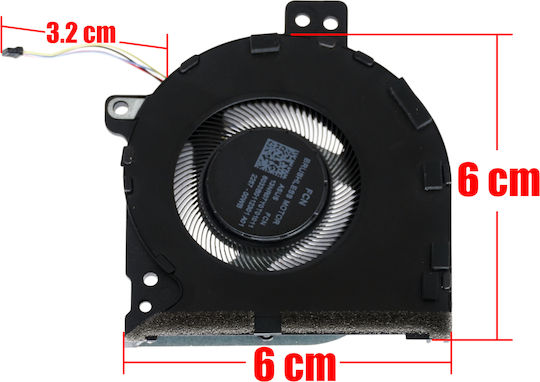Laptop Fan GPU Cooling Fan Asus Rog Flow Z13 GZ301 GZ301VU GZ301Z NR2201ZA NR2201ZE GZ301ZC GZ301ZE GZ301VU-MU008W GZ301VU-MU001W 13NR07Y0T01011 6033B0112301 DFS5622B04954N-FPRY 4pin Code 81524