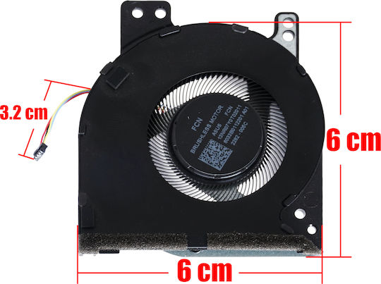 Laptop Fan Cpu Cooling Fan Asus Rog Flow Z13 Gz301 Gz301vu Gz301z Nr2201za Nr2201ze Gz301zc Gz301ze Gz301vu-mu008w Gz301vu-mu001w 13nr07y0t02011 6033b0112201 Dfs150705l50t-fprx Vga 4pin Code 81523