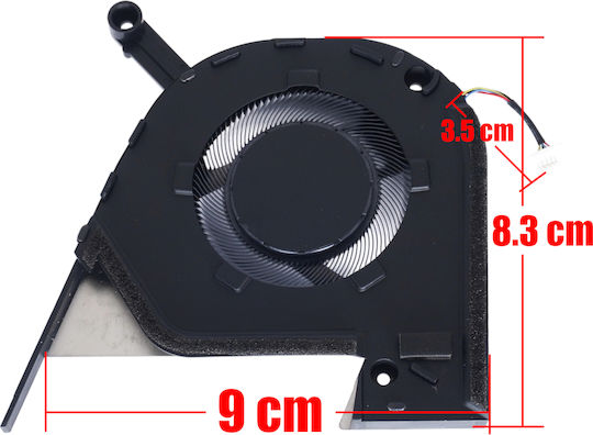 Laptop Fan CPU Cooling Fan Asus Vivobook Pro 15x M6501 M6501r M6501rr K6501zm K6501zc M6501rm K6501zm-eb74 16x Oled N7601z Ns85c74-22b01 Ns85c74-22b02 Dfscl42p16593k-fpcl 13nb0yd0t02011 4pin Code 81533