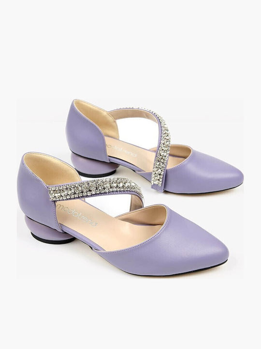 Pantofi cu toc Violet