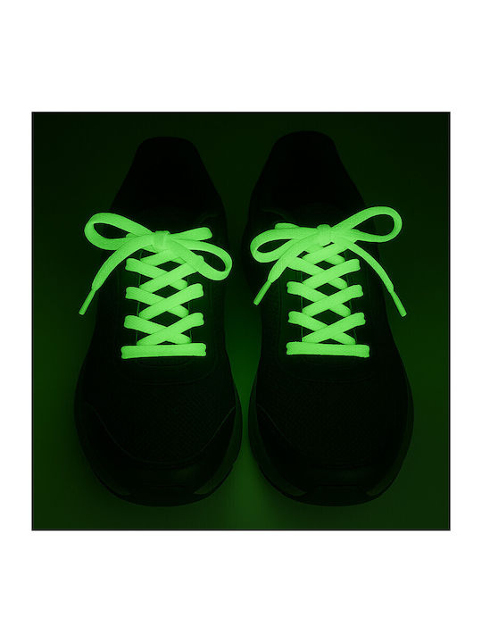 Glow-in-the-dark Grüne Schnürsenkel Textil 1,25 m
