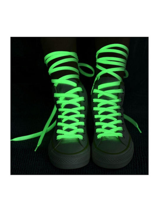 Glow-in-the-dark Grüne Schnürsenkel Textil 1,25 m