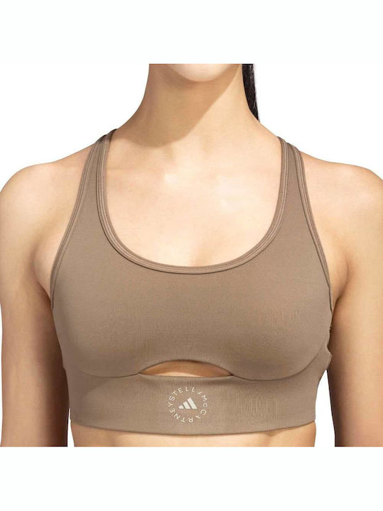 By Stella Mccartney Women's Sports Bra without Padding Brown