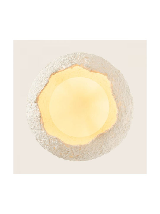 Zambelis Lights Κρεμαστό Φωτιστικό Λευκό με Ντουί E27 40x40x38εκ.
