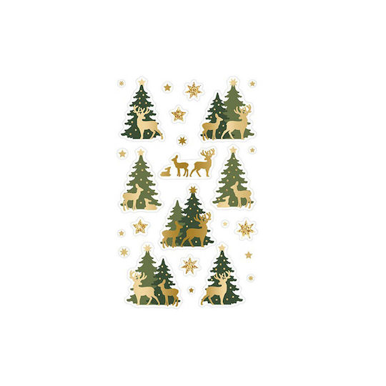 Bsb Коледни Стикери Magic Christmas – Коледно Дърво Тарандуси