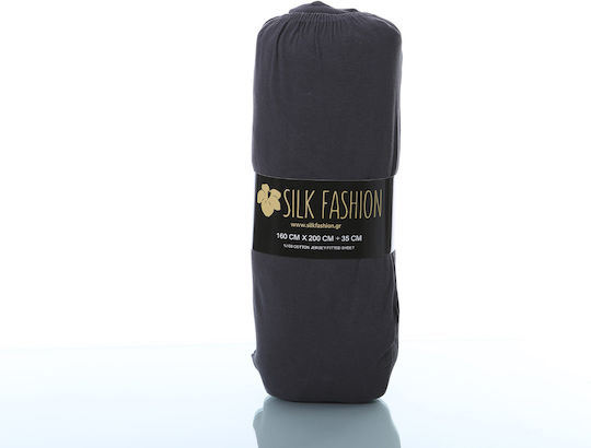 Silk Fashion King Size 180x200+35εκ. με Λάστιχο Dark Grey Silk Fashion King Size 180x200+35εκ. με Λάστιχο Dark Grey