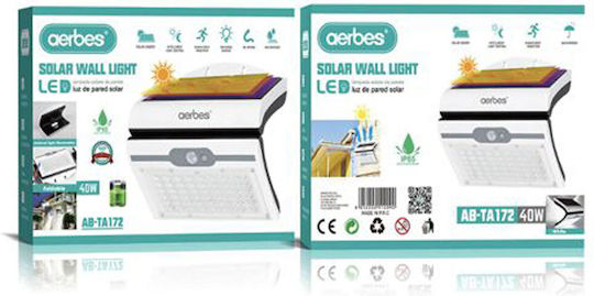 Aerbes AB-TA172 Wall Mounted Solar Light 40W with Motion Sensor