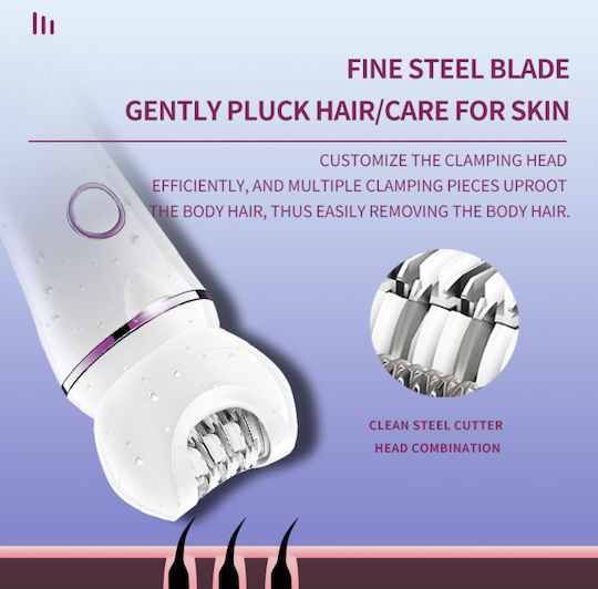 Kemei Σετ Αποτρίχωσης Epilator για Σώμα & Μπικίνι KM-7937