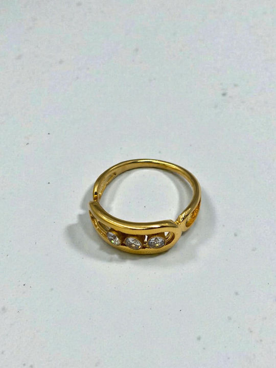 Damen Ring Vergoldet
