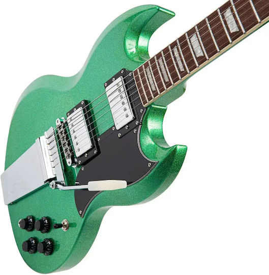 Vintage Vs6-30th Limited Edition 30th Anniversary Electric Guitar Green Metalflake