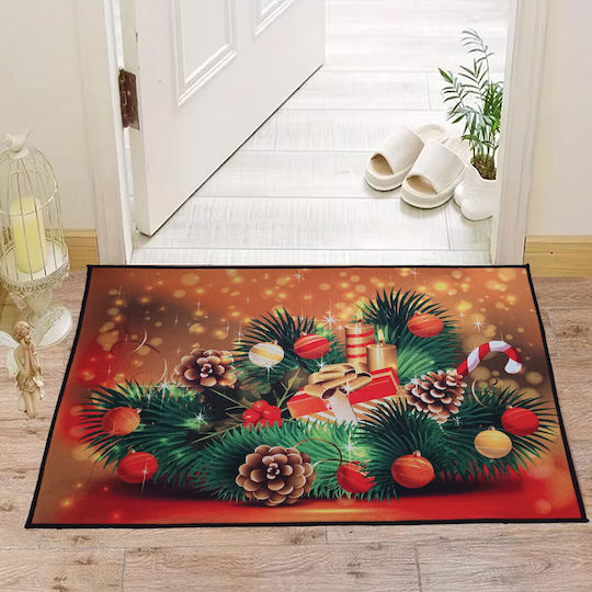 Chios Hellas Non-Slip Bath Mat Velvet 31951.CHRISTMASCANDLE Christmas Candle 50x80cm