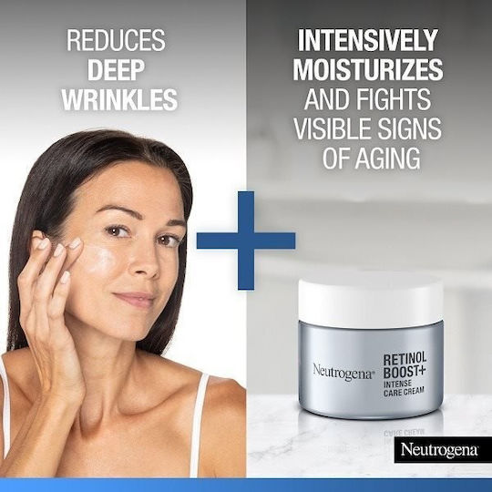 Neutrogena Retinol Boost+ Cremă Intensă de Față de Zi pentru Hidratare și Anti-îmbătrânire cu Retinol 50ml