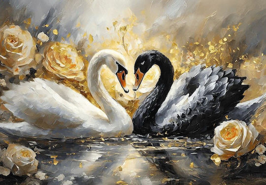 Beautiful Swans Puzzle 2D 1000pcs