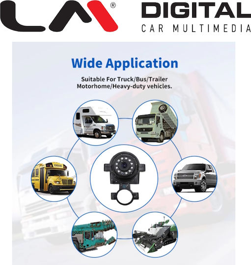 Lm Digital BC Bus 006XH Side Position Camera AHD 1080p/720 1920x1080 Buses Large Vehicles Voltage 12VDC