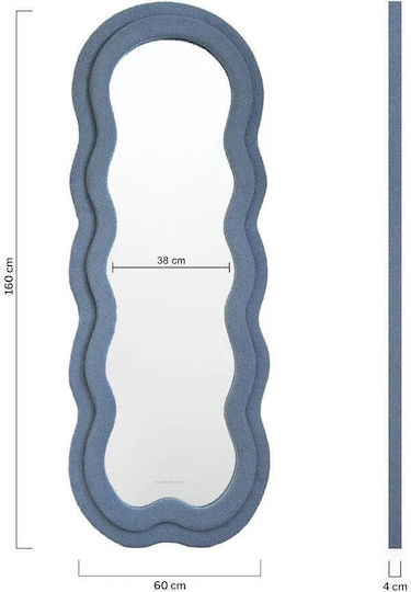 Flamingueo FLG-BL-62 Καθρέπτης Ολόσωμος Μπλε 160x60cm Flamingueo FLG-BL-62 Καθρέπτης Ολόσωμος Μπλε 160x60cm