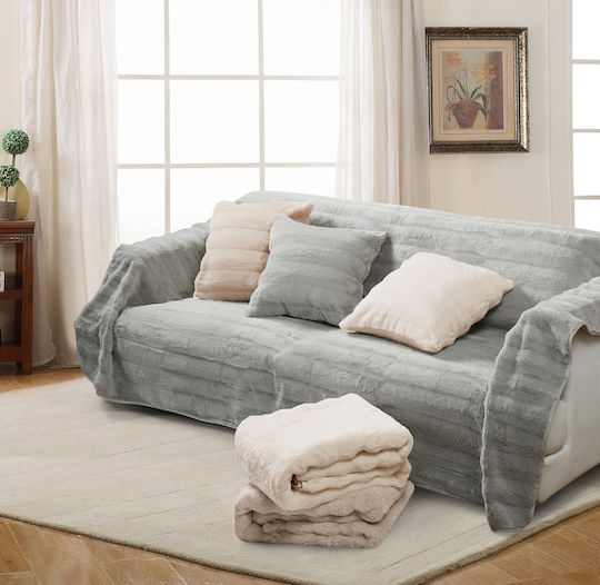 Liolios Home Μαξιλάρι Grey 45x45εκ.
