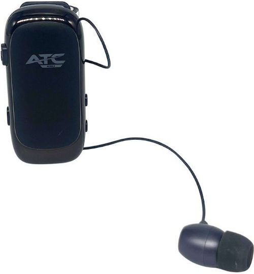 ATC BT20 In-ear Bluetooth Handsfree Ακουστικό Πέτου Μαύρο