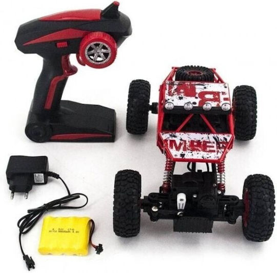 Teleghidat Mașină Crawler 4WD Roșu