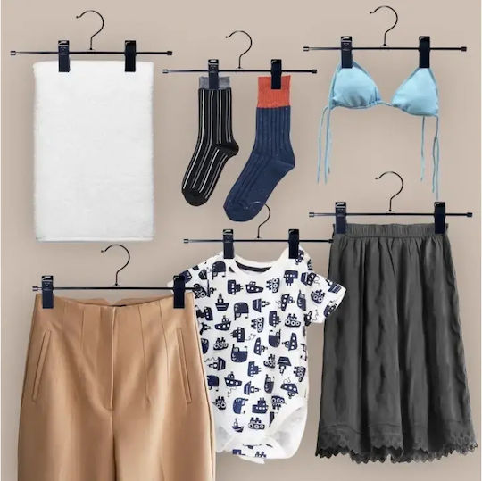 Vilde Clothes Hanger Black 569978 3pcs