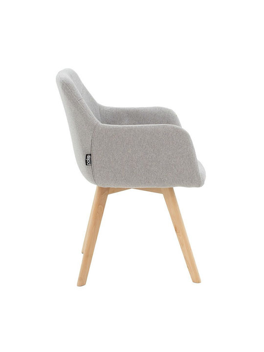 Nasima Stühle Speisesaal Gray 1Stück 57x58x84cm