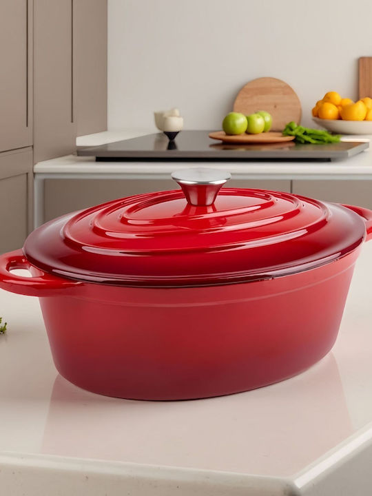 Blackbull Dutch Oven Oval Cast Iron 7.7lt 1pcs