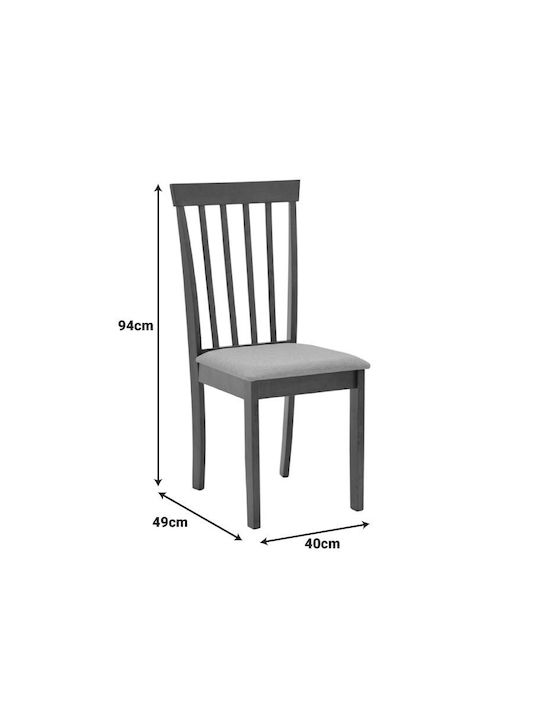 Houston Dining Room Wooden Chair Nut 40x49x94cm