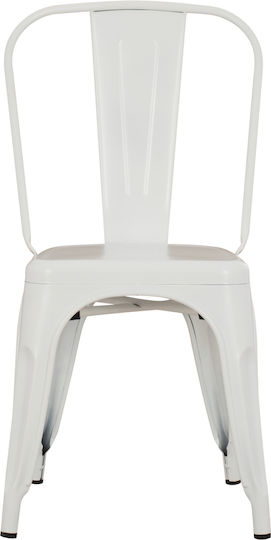 Melita-pro Scaune Sala de mese Matte White 1buc 44x47x84.5buc