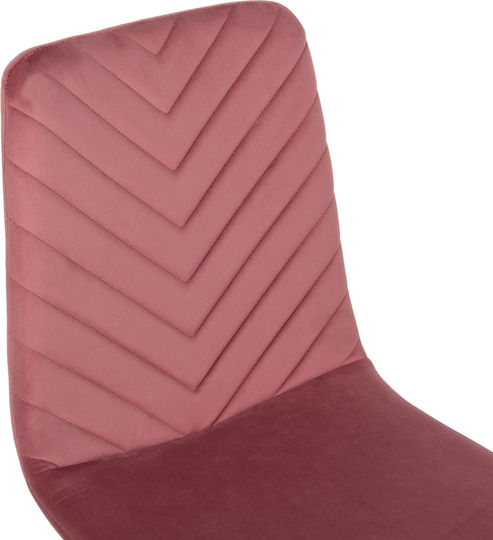 Latrell Dining Room Velvet Chair Rotten Apple 43x54x88cm