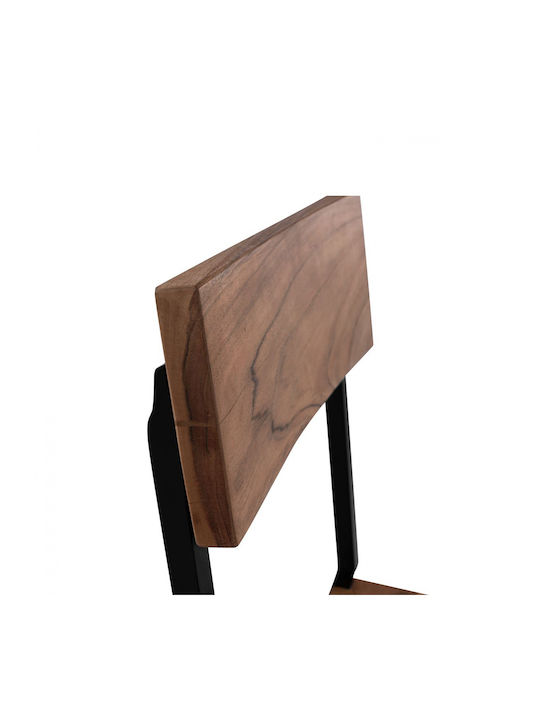 Dining Room Metallic Chair Beige 45.5x43.5x85.5cm