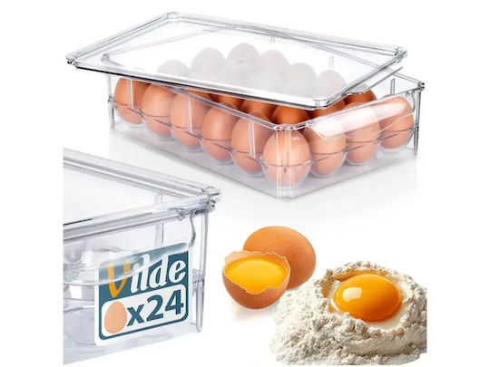 Vilde Fridge Egg Holder For 24 Eggs 32x21x8cm