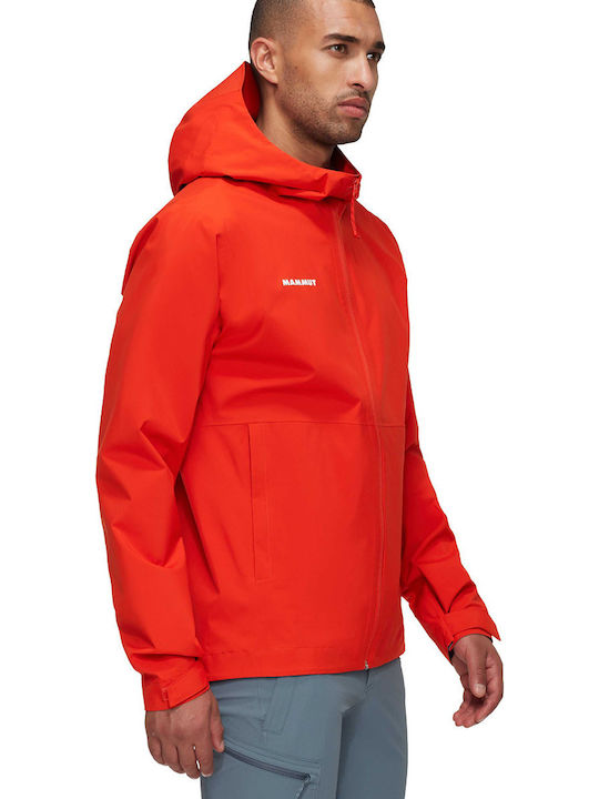 Χειμωνιάτικο Μπουφάν Hardshell Αδιάβροχο και Αντιανεμικό Κόκκινο