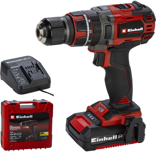 Einhell TP-CD 18/60 Li- i BL Κρουστικό Δραπανοκατσάβιδο Μπαταρίας Brushless 18V 1x2Ah