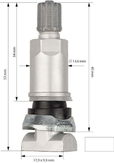 Tip-topol Supapă Din Plastic Cu Ieșire 18mm