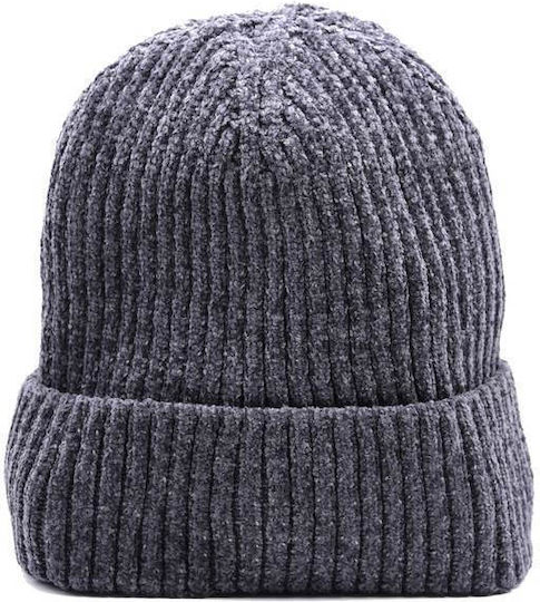 Set with Beanie Knitted in Black color