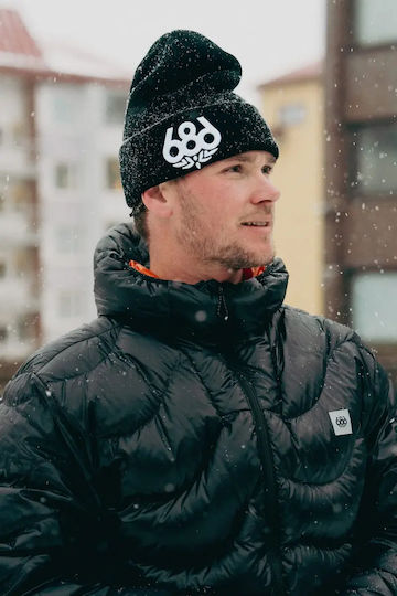 Beanie Unisex Beanie Knitted in Black color