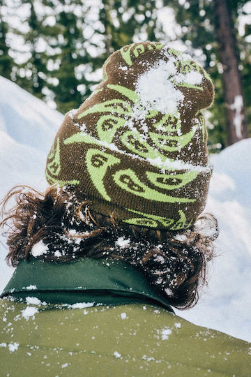Beanie Unisex Beanie Knitted in Green color