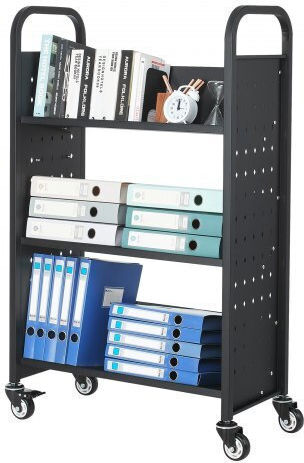 Bibliothek Schwarz 77x38x122cm