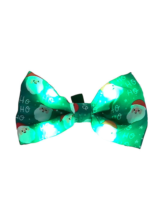 Cravată Bow Tie Led De Crăciun Pentru Câine Nobby 52495 Xmas Flashing Verde 10x6cm