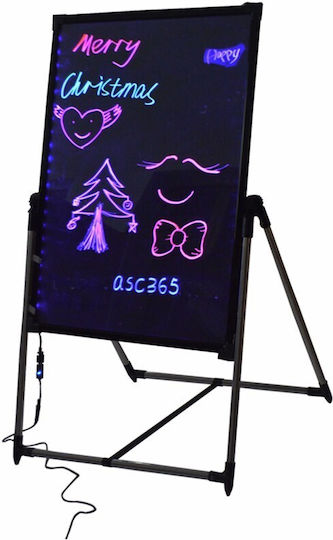 40x60 Cm Rewritable LED Board Neon Effect Lighted Sign Stand Included