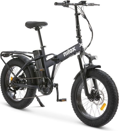 Nilox X8 Pro 20" Blue Foldable Electric City Bicycle