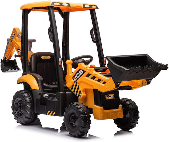 Παιδικό Τρακτέρ JCB Ηλεκτροκίνητο 12 Volt Κίτρινο για 3+ Ετών