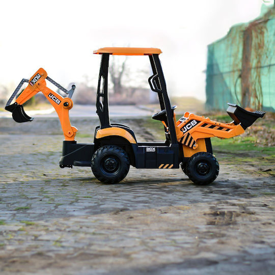 Παιδικό Τρακτέρ JCB Ηλεκτροκίνητο 12 Volt Κίτρινο για 3+ Ετών