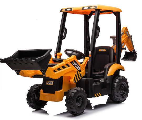 Παιδικό Τρακτέρ JCB Ηλεκτροκίνητο 12 Volt Κίτρινο για 3+ Ετών