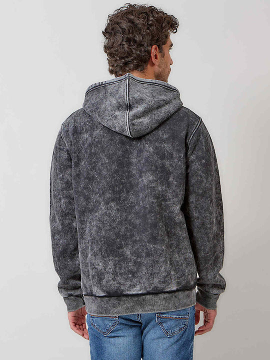 Sweatshirt with Hood Black