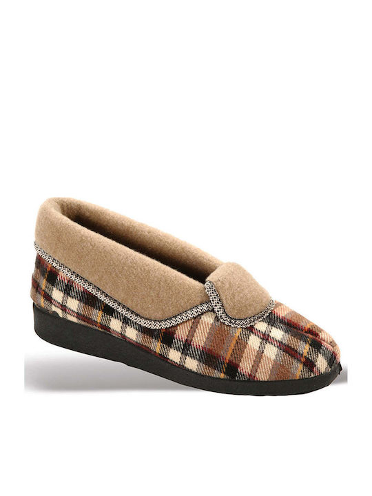 Closed Women's Slippers Gray