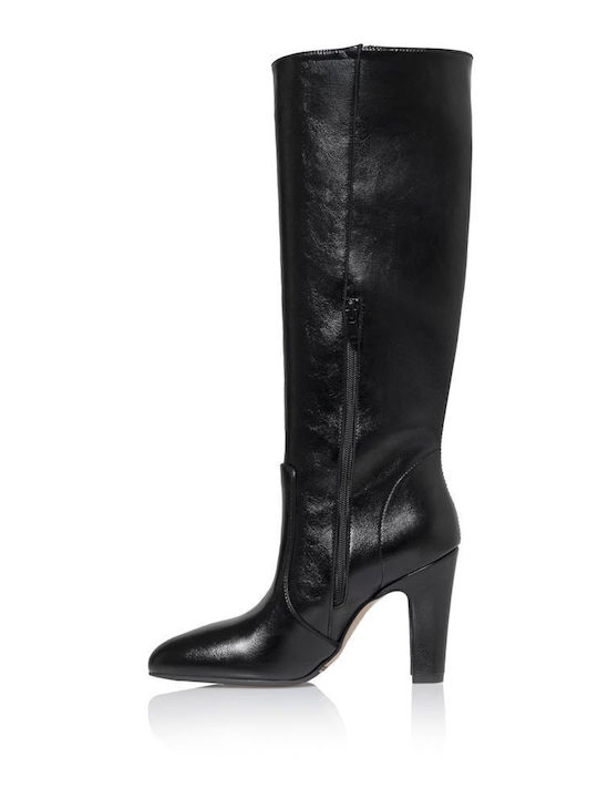 Damenstiefel mit hohem Absatz Schwarz