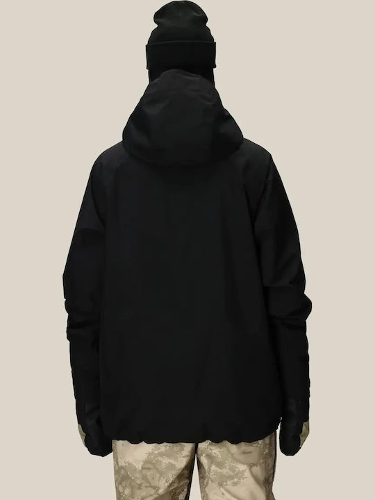 686 I-008291-19 Ανδρικό Μπουφάν Gore-Tex για Σκι & Snowboard Μαύρο