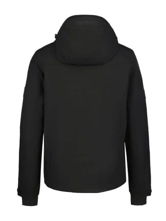 Icepeak 856120505-990 Ανδρικό Μπουφάν για Σκι & Snowboard Μαύρο